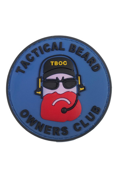 ISG رقعة DA ثلاثية الأبعاد من مادة PVC لنادي حاملي اللحية التكتيكية باللون ال...