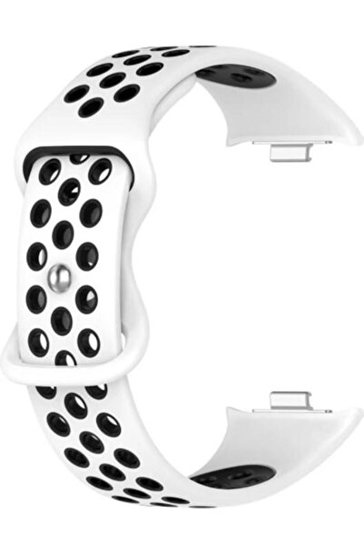 Mi7a Mi Band 8 Pro / Mi Band 9 Pro Uyumlu Delikli Silikon Kordon/Kayış