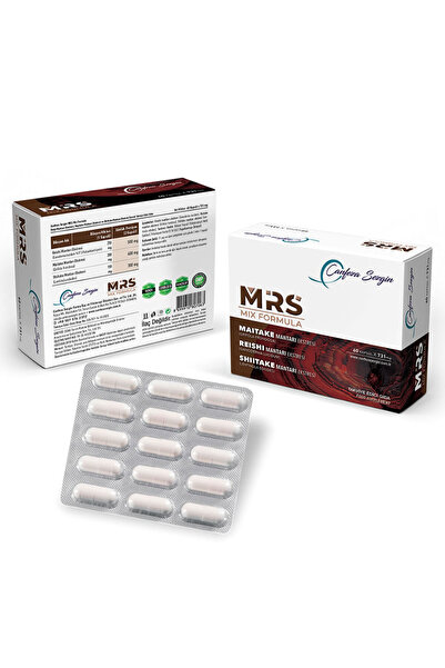 Canfeza Sezgin MRS MIX FORMULA 60 Kapsül – Maitake Mantarı & Reishi Mantarı & Shiitake Mantarı Ekstresi Üçlü Kompleksi