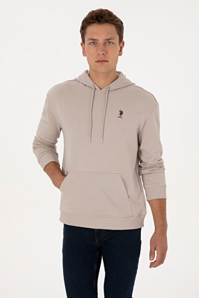 U.S. Polo Assn. Men's Stone Basic Sweatshirt 50313746-Vr049