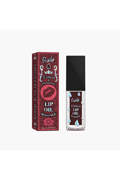Rude Tinted and Plumping Lip Oil Massage - 0.14 gms
