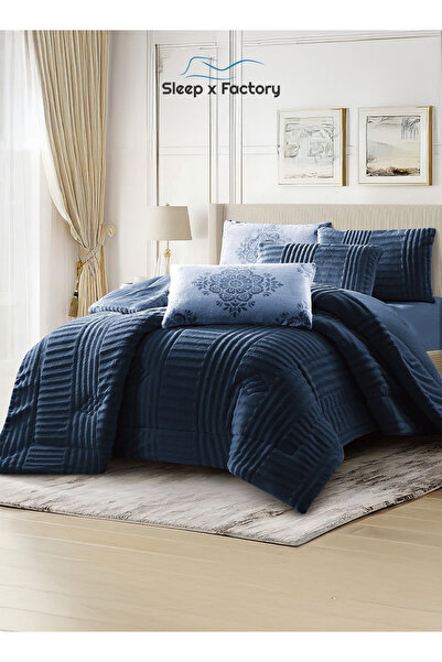 Sleep x Factory Winter Velvet Comforter Set – 6 Pieces – Double Size – Ultra Soft