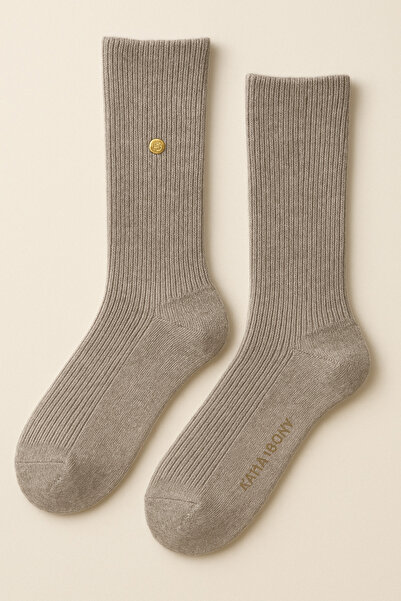 Katia&Bony Men's Wool Socks Gray
