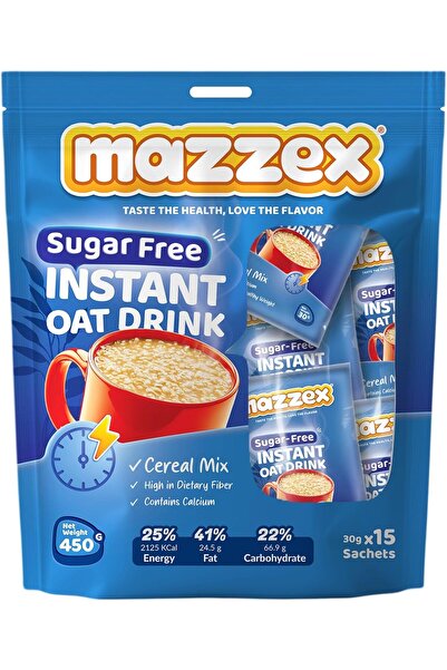 Mazzex Instant Oat Drink Sugar Free - 450 g