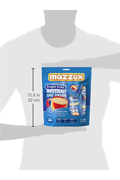 Mazzex Instant Oat Drink Sugar Free - 450 g