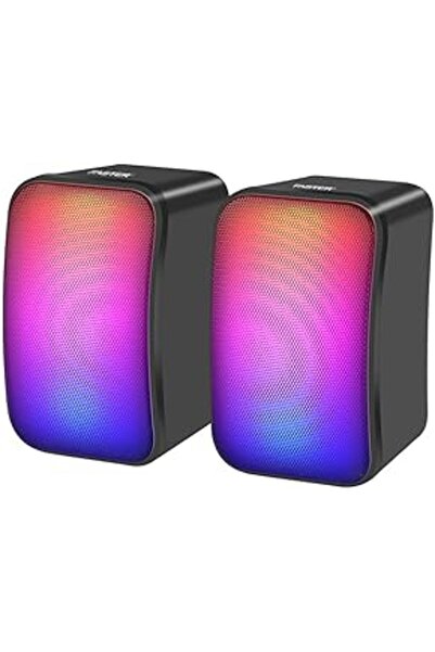 Faster FS-71 USB Gaming Computer Speakers with Colorful LED Light (2.0 Stereo)