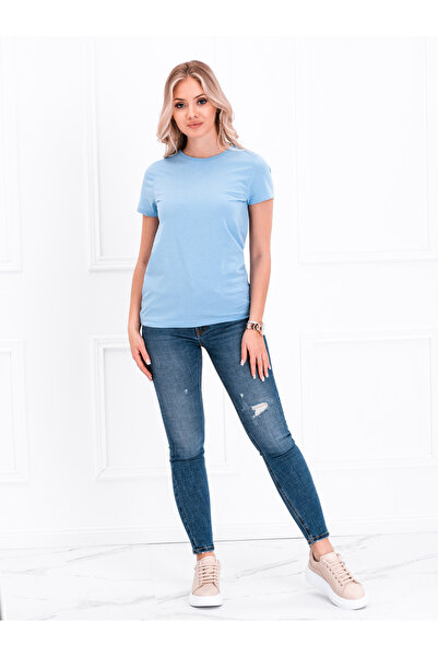 Edoti The basic SLR001 women's T-shirt - blue