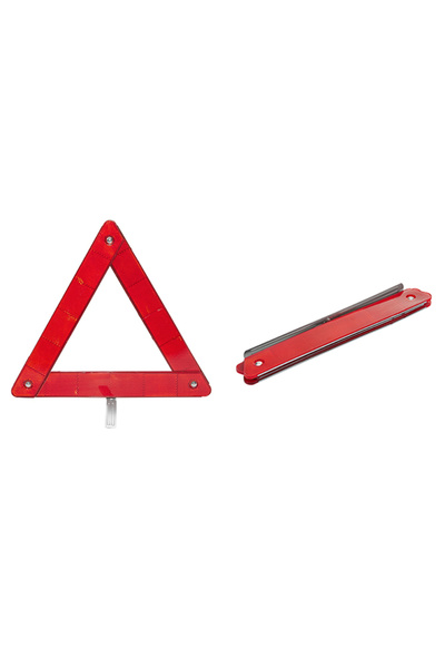 Lawazim Triangle Road Warning Sign II - Reflective Foldable Emergency Safety Sign