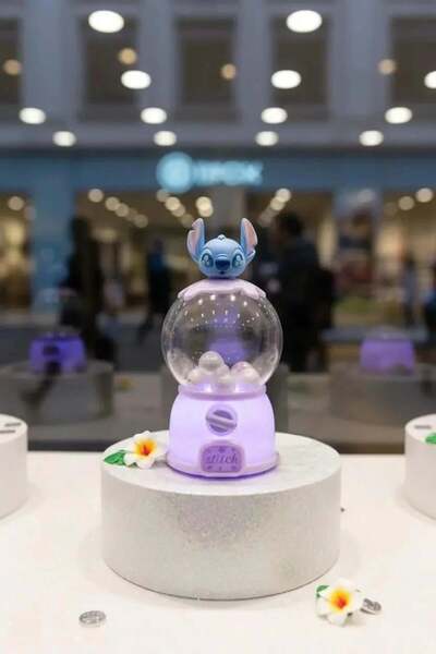 Disney Lisanslı Sakura Serisi LED Işıklı Gece Lambası (Stitch)