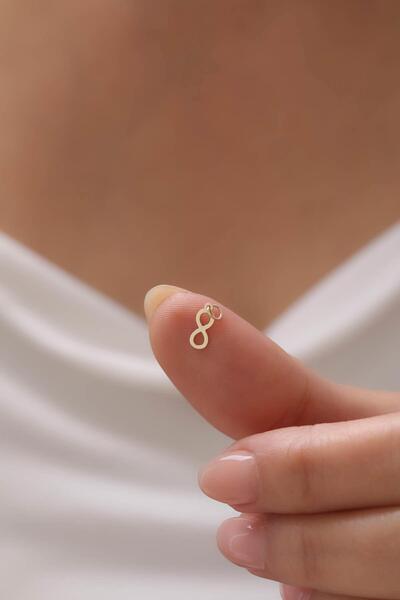 Tufanlar Kuyumculuk 14 Ayar Sonsuzluk Altın Kolye Ucu