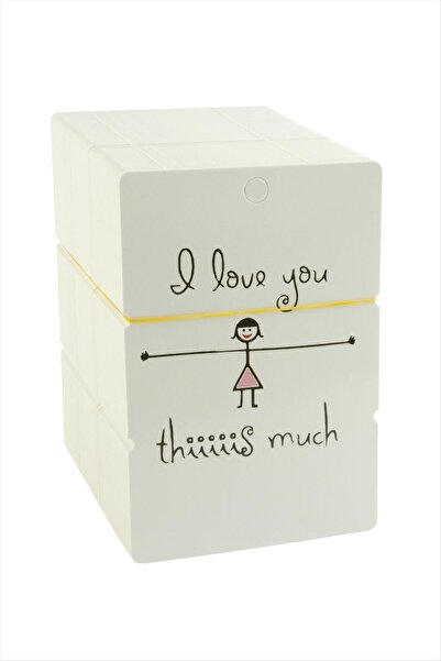 A BİJUTERİ بطاقة سوار مكتوب عليها 'أحب' 200 قطعة