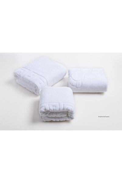 OEM Set of 3 premium hotel towels AndroniaTowels 100% cotton