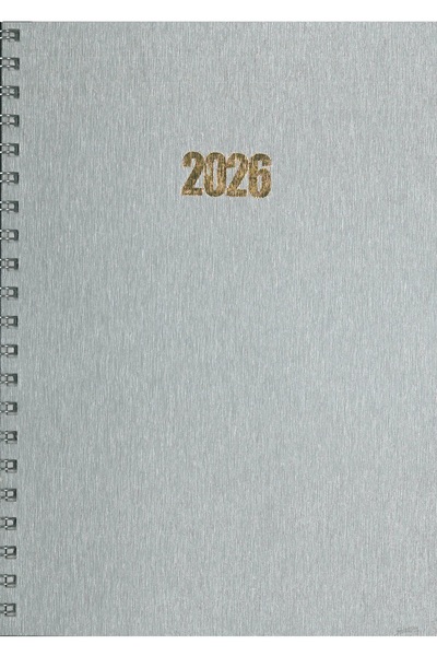 ÖZKAN 2026 Haftalık Ajanda 20x28 Gri