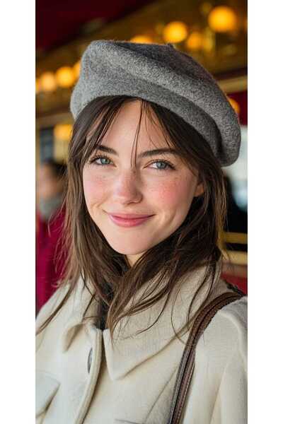 LAGRANZE Women's Premium Felt Painter Beret