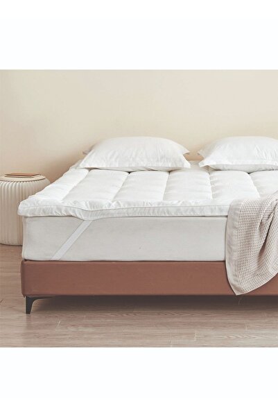 Kunzita Home Microfiber felt pad with two hotel-style pillows (50x70) - 3 pieces - 14 cm high - elastic corners