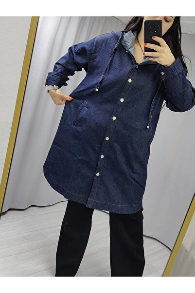 tellevolle jeans gömlek tunık