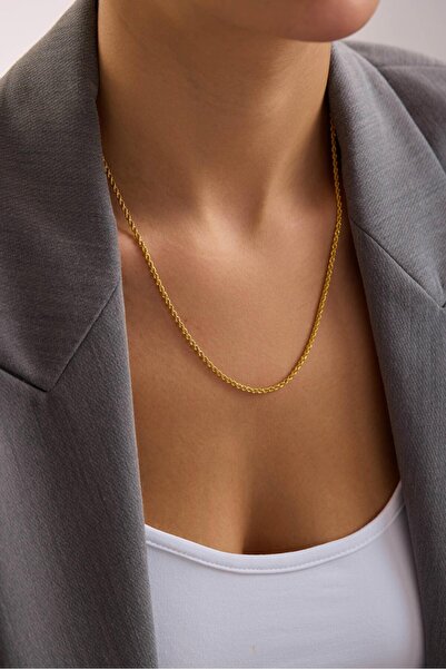 Tufanlar Kuyumculuk 8 Ayar Halat Altın Zincir Kolye