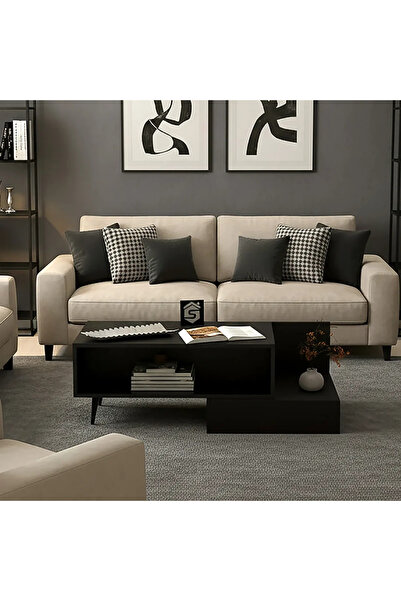 Stylish Home Luxurious black coffee table - CT55