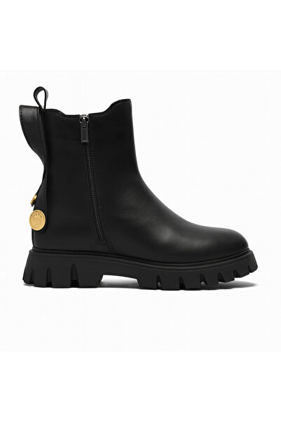 Shoebuo Cizme de zi cu zi pentru femei, 100% piele naturală, cu fermoar, talp...