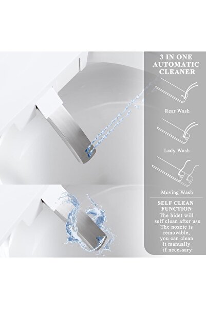 linazi Vas wc LINAZI, capac deschidere/inchidere automata, spalare dubla,scaun incalzit