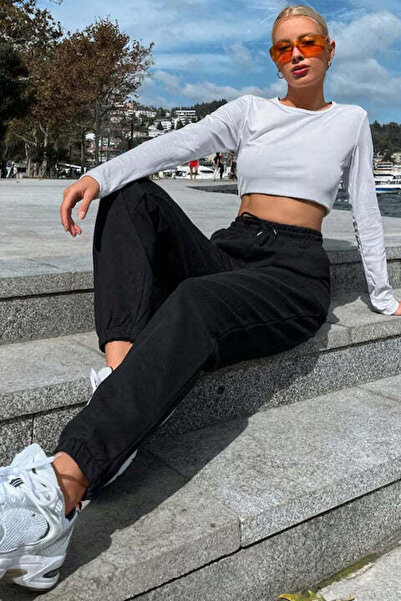 StreetWear Outlet Women's Sweatpants, Comfortable with High Waist and Drawstring