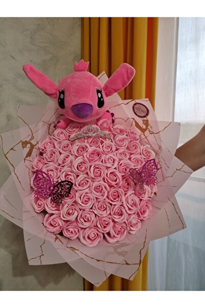 Store.sedas Buchet 51 trandafiri de sapun cu Stitch