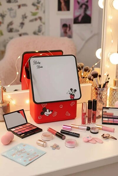 Disney Mickey Mouse Lisanslı Makyaj Aynalı Masa Düzenleyici