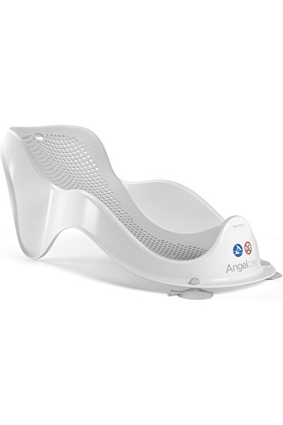 Angelcare مسند استحمام ناعم الملمس | مقعد مريح للأطفال حتى عمر 6 أشهر | رمادي