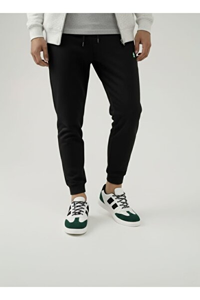 RONX White Lace-Up Khaki Green Detail White Sole Comfortable Men's Sports Shoes