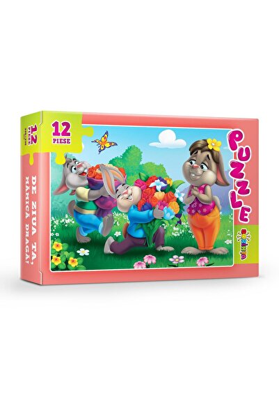 Dorinta Puzzle - De ziua ta, mamica draga! (12 piese)