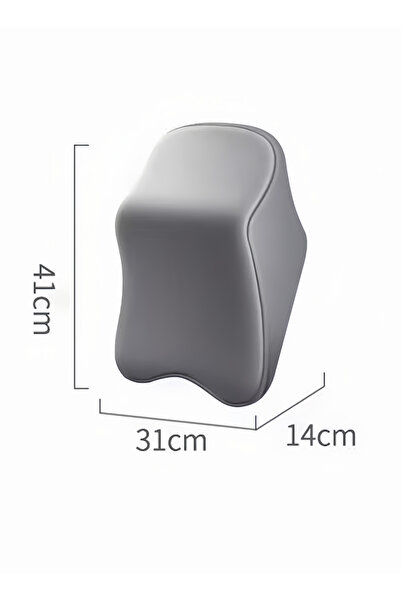 Generic Car Headrest Pillow Memory Foam Headrest Neck Support Pillow With Adjustable Strap Clip for Driving