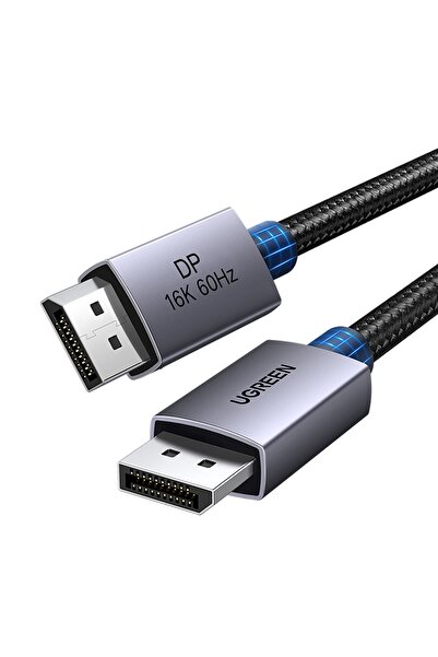 Ugreen Displayport 16K@60Hz Male to Male Örgülü Kablo 1m, 55567