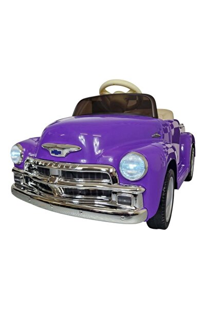 Chevrolet Mașină electrică licență 3100, Mov, cu telecomandă, Bluetooth, Radi...