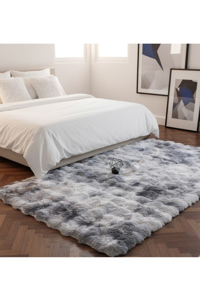 Ayduran tüy bubble post peluş çift renkli ithal premium kalite süet tabanlı halı