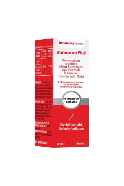 Imuneks Farma Immucan Plus (African Sardinian) Alcohol Free 50 ml