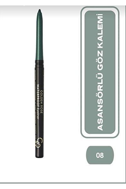 Golden Rose Waterproof Automatic Eyeliner 08 Elevator Eye Pencil 0.02 g