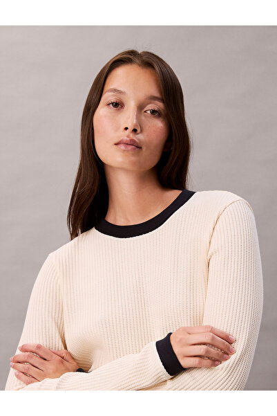 Calvin Klein Long Sleeve Waffle T-Shirt
