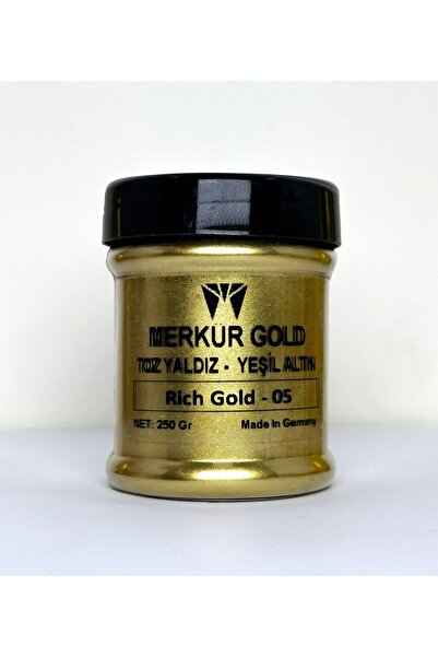 Merkürgold Metalik Pigment | Toz Yaldız- Altın Rich Pale Gold -08 -250gr