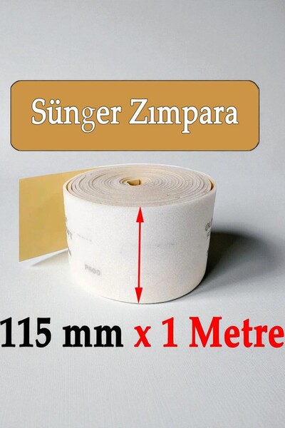 MH MiniHediye Ahşap Sünger Zımpara Kağıdı Mutfak Banyo Bulaşık Süngeri Bant K...