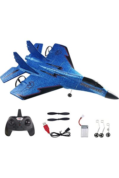 Generic 2.4GHz 2-Channel Remote Control Glider Plane for Kids and Adults - Foam, LED, Easy-to-Fly