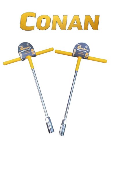 CONAN T-Handle Socket Wrench Set (COTS812 & COTS813) 12mm & 13mm, 200×310mm, Cr-V Steel