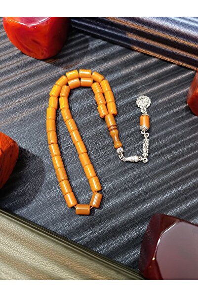 Anemore Collection Stick Amber Prayer Beads – Sparkling Yellow Cut Cut