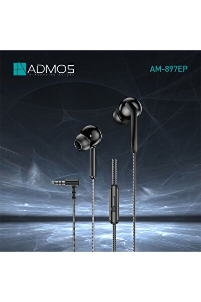 ADMOS سماعات أذن سلكية AM-897EP (منفذ AUX)