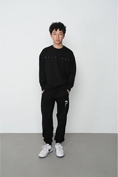 LOCO LOCO Boy's Two Thread Anything Bask Suit Black 8135