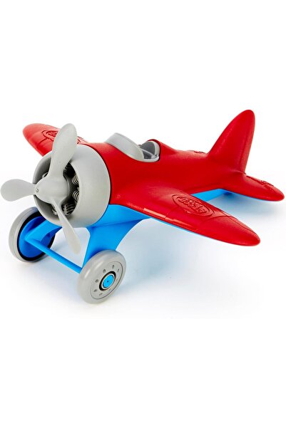 Green Toys طائرة - خالية من مادة BPA والفثالات، لون أحمر (لعبة أطفال)