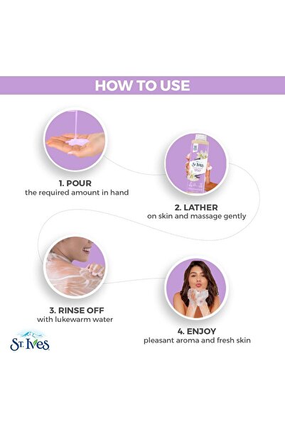 St. Ives Body Wash 650ML Vanilla & Oat Milk