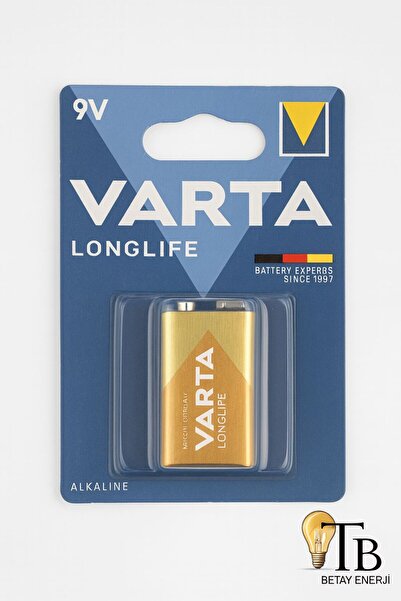 Varta  Longlife 9V Alkalin Pil