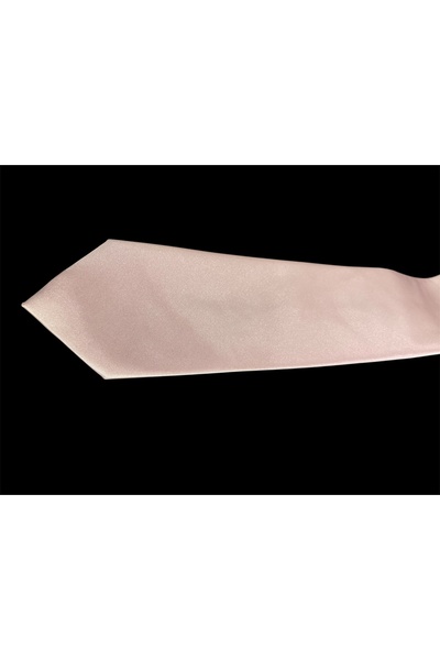 Ebrar Çeyiz Powder Colored Tie and Handkerchief Set