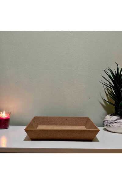 Tekir Store evinizi güzelleştirin Wooden Raw Hobby Painting Bread Box Mdf