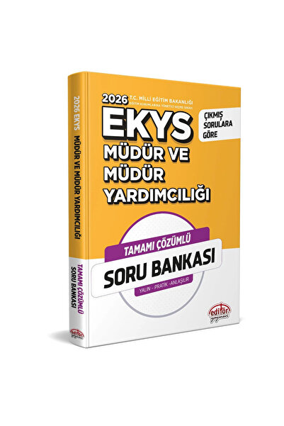 Data Yayınları 2026-27 Meb Ekys Müdür Ve Yardımcılığı Soru Bankası Çözümlü Ye...